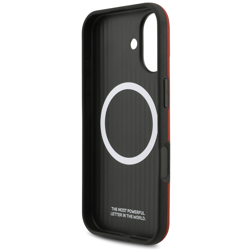BMW M FW MagSafe-etui med metallogo for iPhone 17 - rød