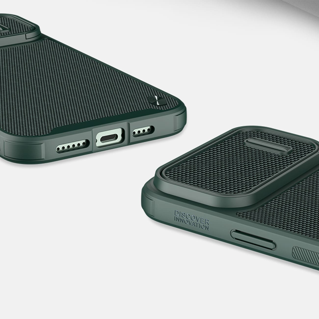 Nillkin Textured S Case for iPhone 14 Plus, pansrede deksel med kameradeksel, blå