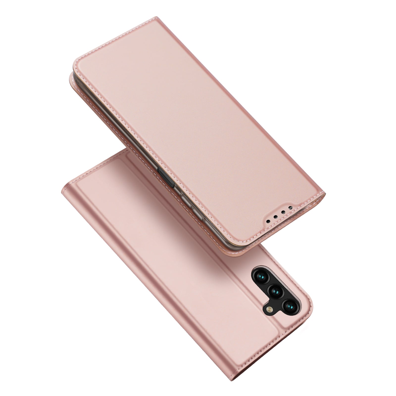 Dux Ducis Skin Pro-etui for Samsung Galaxy A14 4G/5G Flip Cover Wallet Stand - Pink