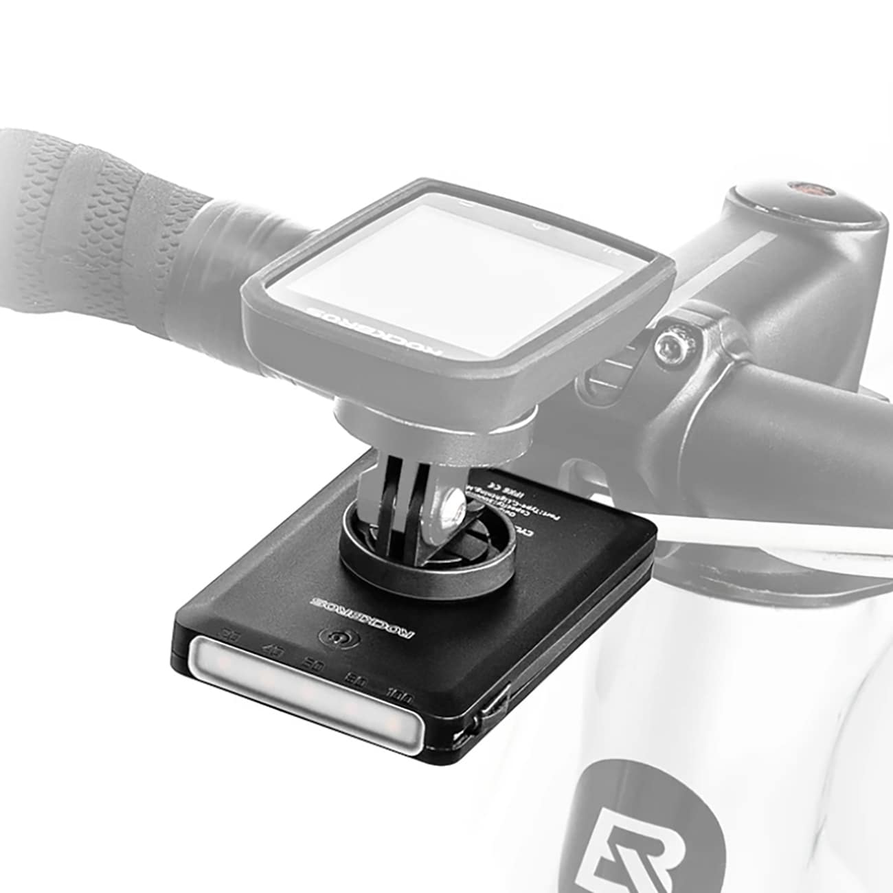 Rockbros JP008 frontlykt for sykkel med powerbank 5000mAh 150lm IPX6 - svart