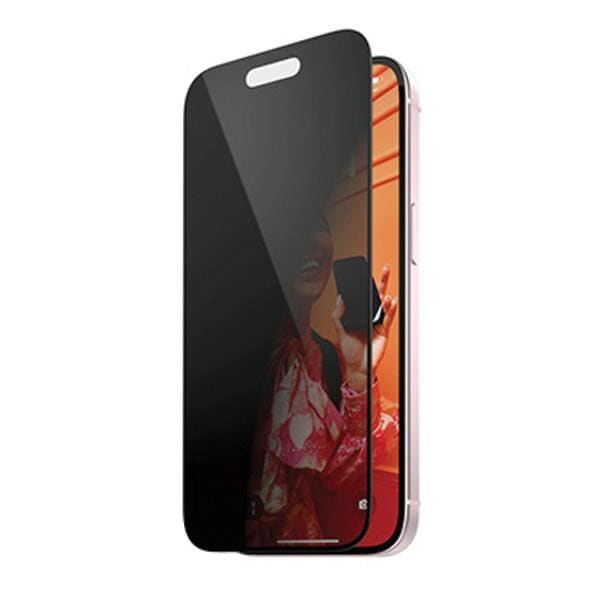 PanzerGlass Ultra-Wide Fit Privacy herdet glass med posisjoneringsanordning for iPhone 15 Plus