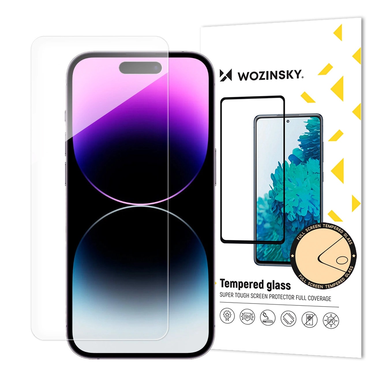 Wozinsky 9H fleksibelt nanoglass hybridglass for iPhone 16 Plus fleksibelt