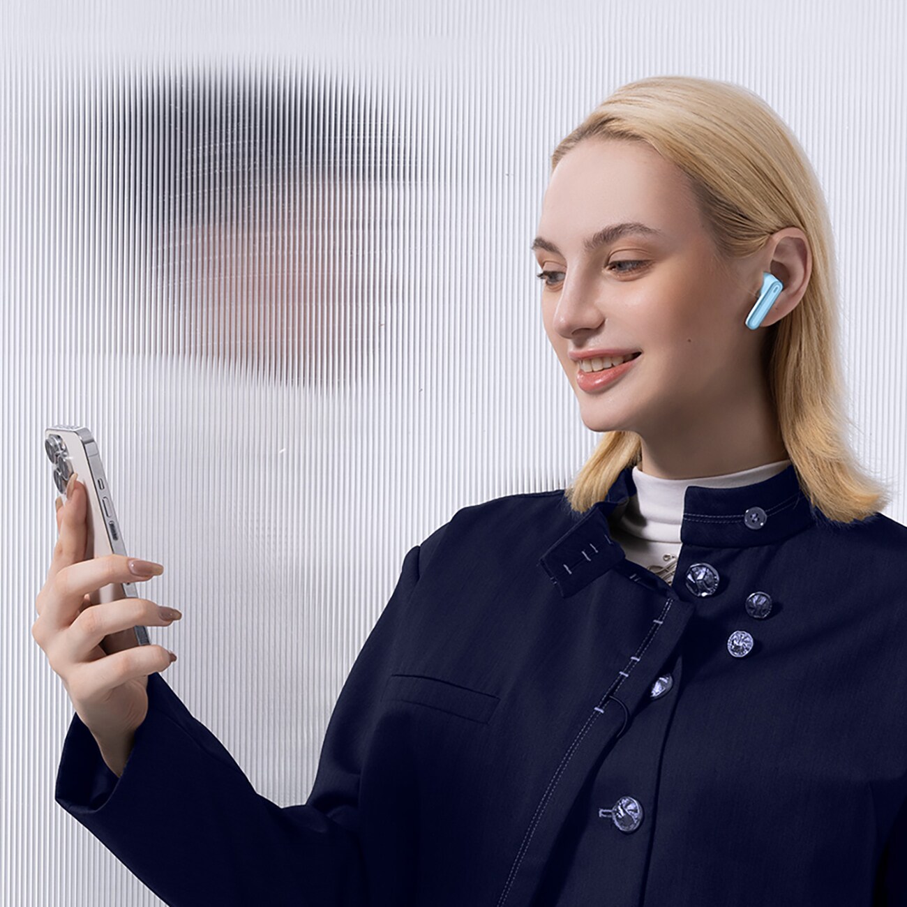 Baseus Bowie E5 TWS trådløse hodetelefoner - blå