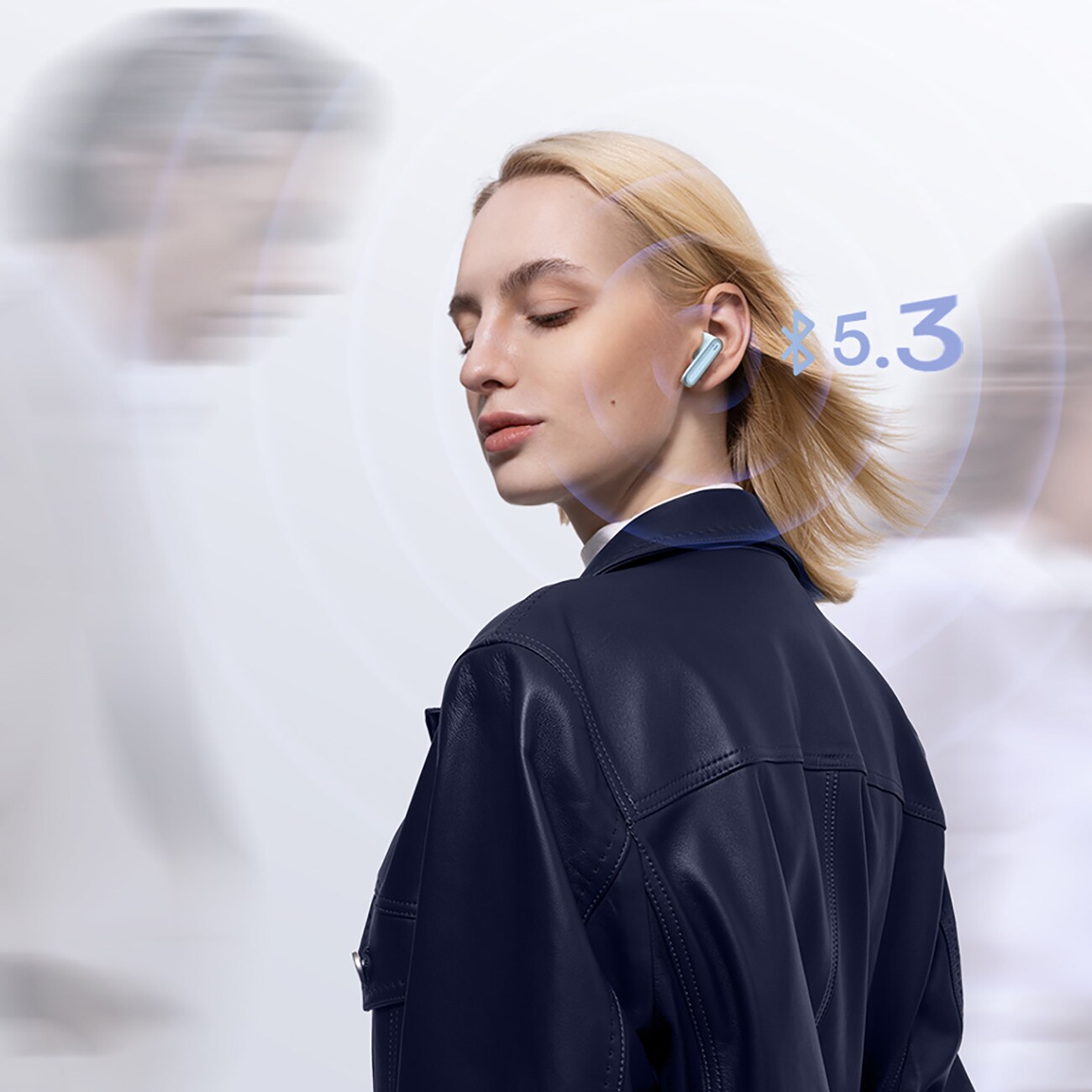 Baseus Bowie E5 TWS trådløse hodetelefoner - blå