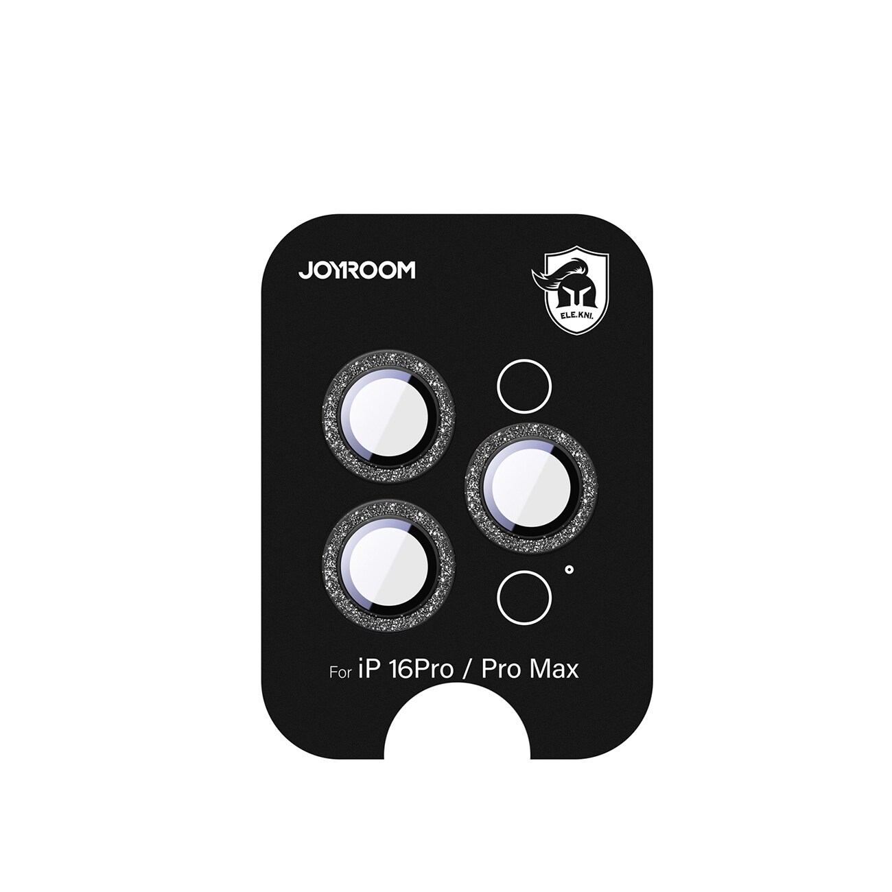 Joyroom JR-MSF0303 Skjermbeskytter i glass til iPhone 16 Pro/16 Pro Max-objektiver - svart