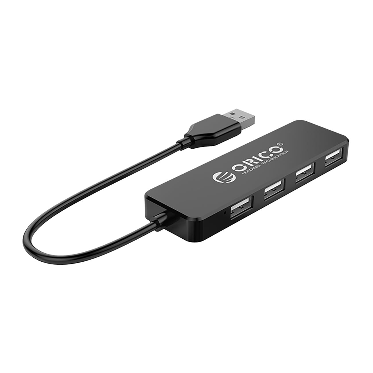 Orico FL01 USB-A-hub dokkingstasjon 4x USB-A 2.0 - svart