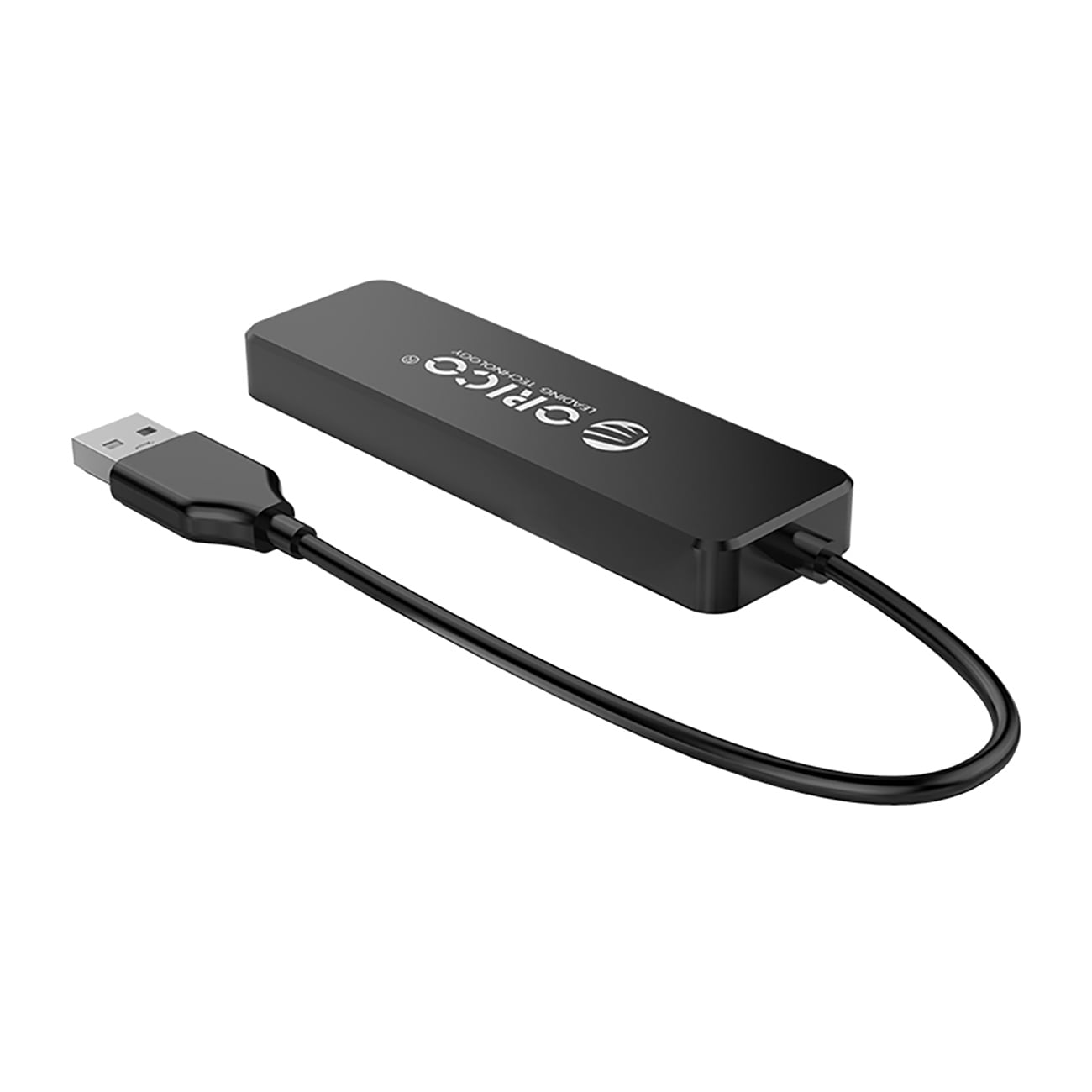 Orico FL01 USB-A-hub dokkingstasjon 4x USB-A 2.0 - svart