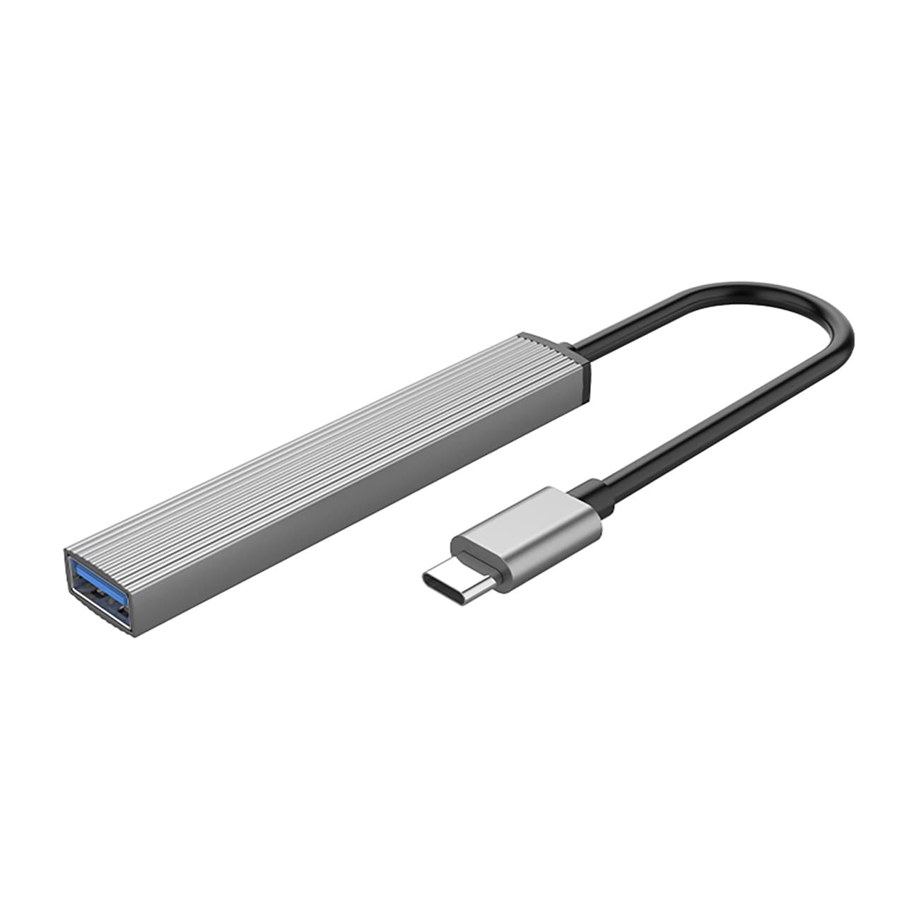Orico AH-13 USB-C-hub dokkingstasjon 1x USB-A 3.0 + 3x USB-A 2.0 - grå