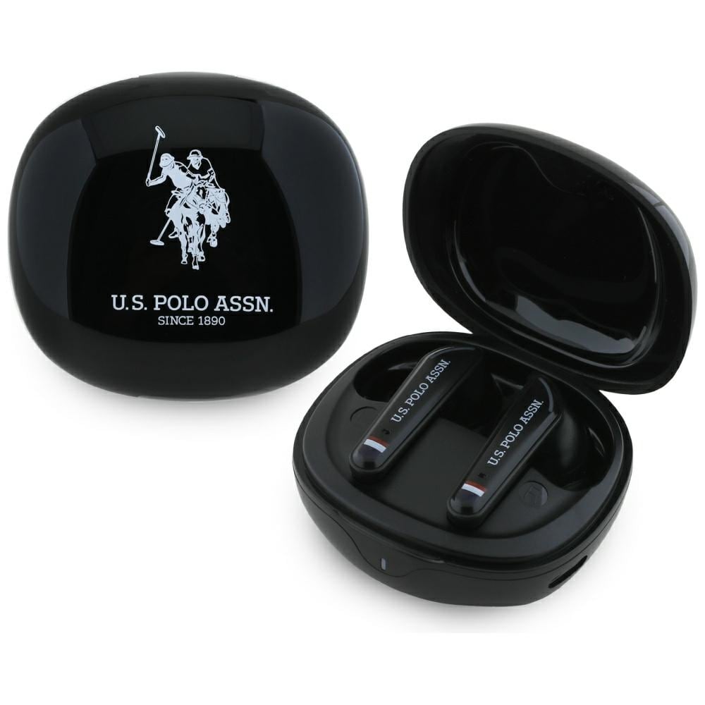 TWS US Polo DH Logo Bluetooth-hodetelefoner - svart