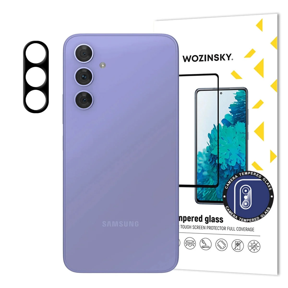 Wozinsky Fullt kameraglass herdet glass for hele kameraet på Samsung Galaxy S25 Edge