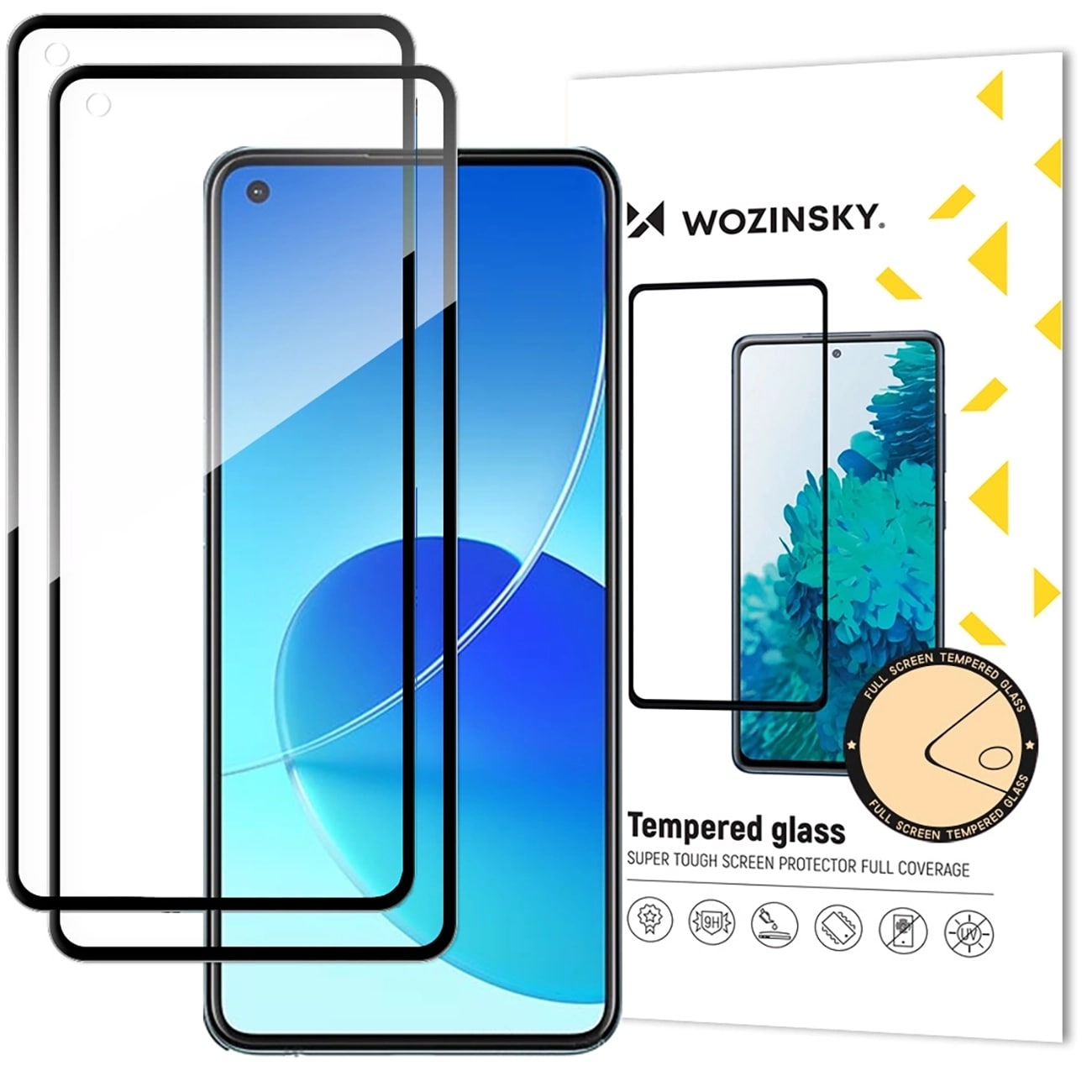 Wozinsky Fullt limt herdet glass for Xiaomi Redmi Note 14S, 2-pk