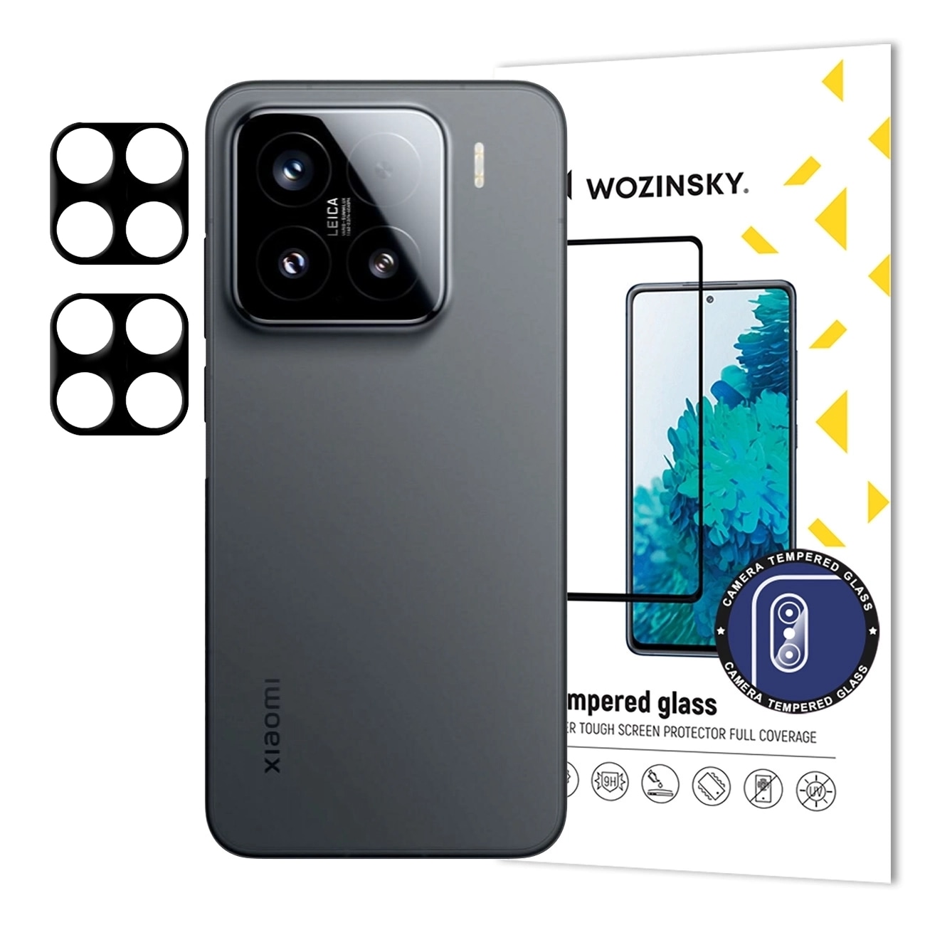 Wozinsky Fullt kameraglass for Xiaomi Redmi Note 14 Pro 4G, 2-pk