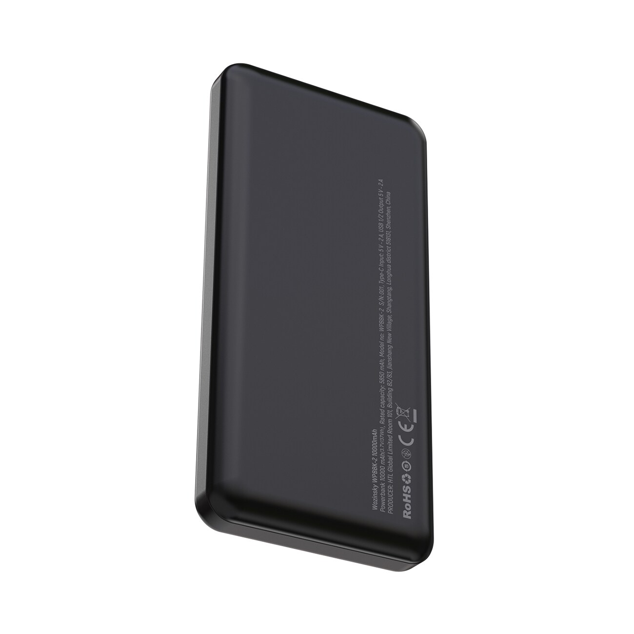 Wozinsky Wpower WPBBK-2 10000mAh Power Bank - Svart