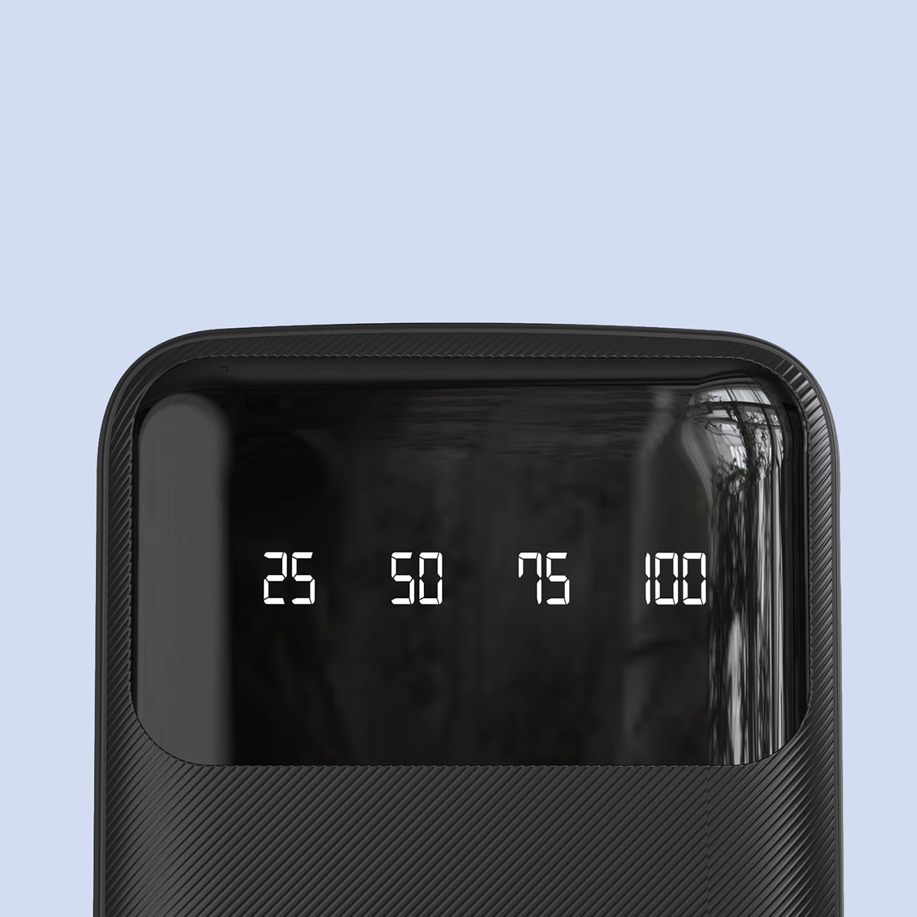Dudao K6Pro+ 20000mAh powerbank med 3 kabler: USB-C, micro USB, Lightning, svart