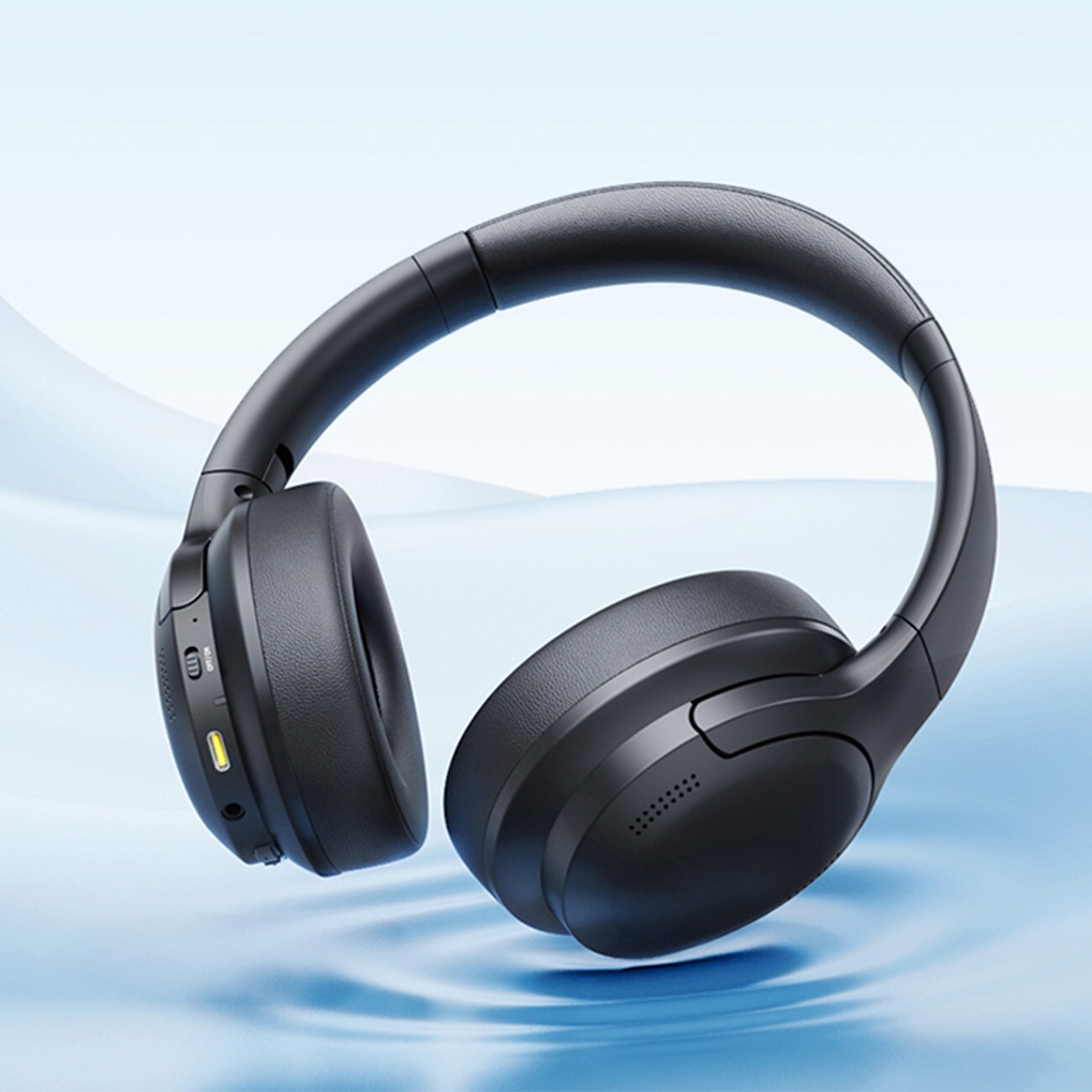 Baseus Bass BH1 Lite trådløse Bluetooth 6.0-hodetelefoner med ører - svart