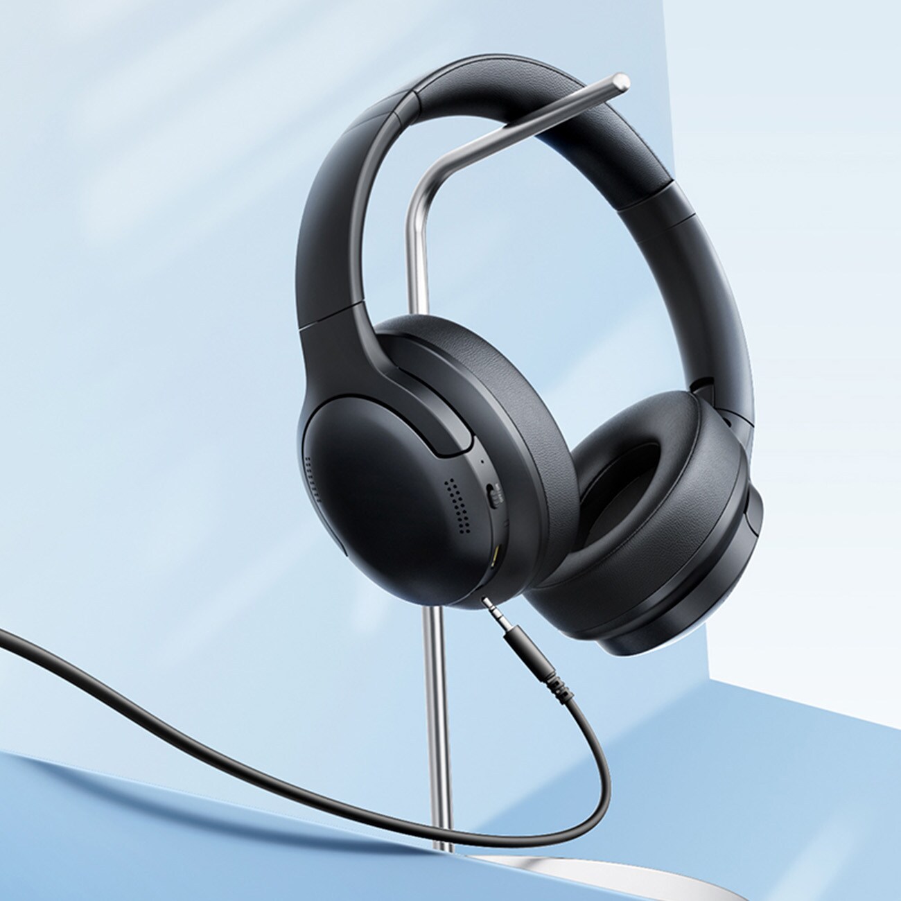 Baseus Bass BH1 Lite trådløse Bluetooth 6.0-hodetelefoner med ører - svart