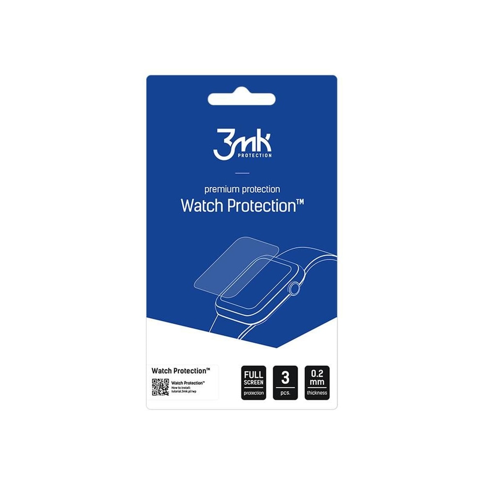 3mk Watch Protection FlexibleGlass hybridglass for smartklokkeskjermen for Xiaomi Watch S4 41 mm