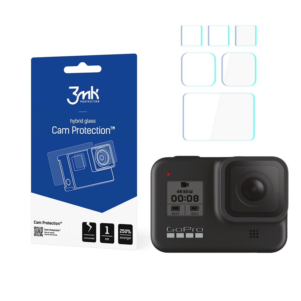3mk Kamerabeskyttelsesglass for GoPro HERO 8 Black