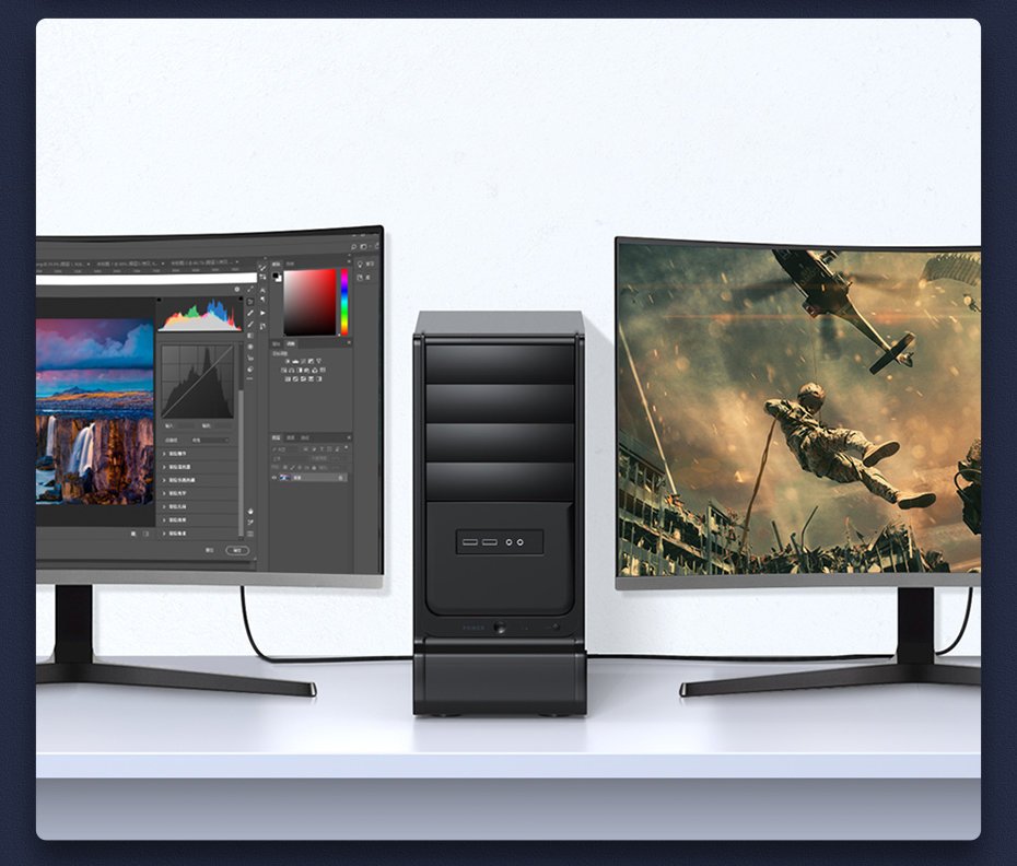 Baseus HDMI 2.1 Kabel 8K 60Hz 48Gbps / 4K 120Hz / 2K 144Hz 3D eARC QMS HDR VRR ALLM 3m svart