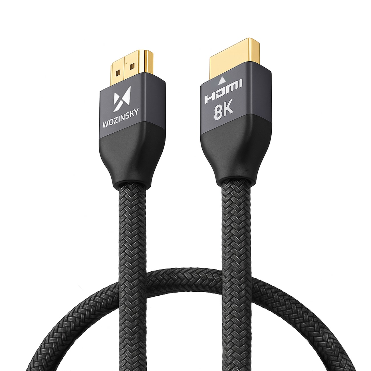 Wozinsky HDMI 2.1-kabel 8K 60 Hz 48 Gbps / 4K 120 Hz / 2K 144 Hz 1 m sølv (WHDMI-10)