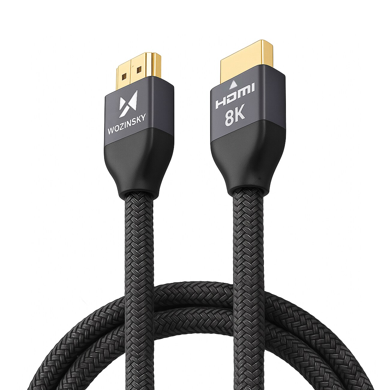 Wozinsky HDMI 2.1-kabel 8K 60 Hz 48 Gbps / 4K 120 Hz / 2K 144 Hz 2 m sølv (WHDMI-20)