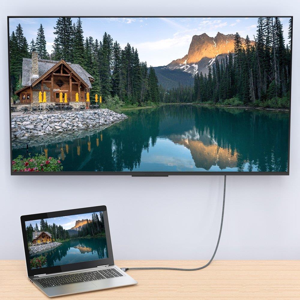 Wozinsky HDMI 2.1-kabel 8K 60 Hz 48 Gbps / 4K 120 Hz / 2K 144 Hz 2 m sølv (WHDMI-20)