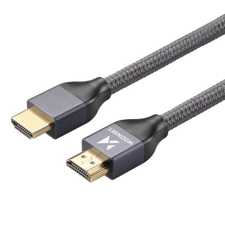 Wozinsky HDMI 2.1-kabel 8K 60 Hz 48 Gbps / 4K 120 Hz / 2K 144 Hz 3 m sølv (WHDMI-30)