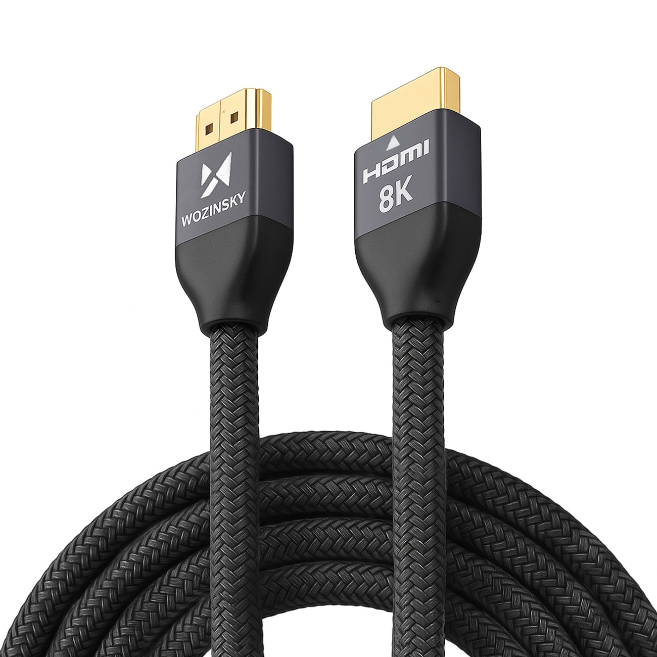 Wozinsky HDMI 2.1-kabel 8K 60 Hz 48 Gbps / 4K 120 Hz / 2K 144 Hz 5 m sølv (WHDMI-50)