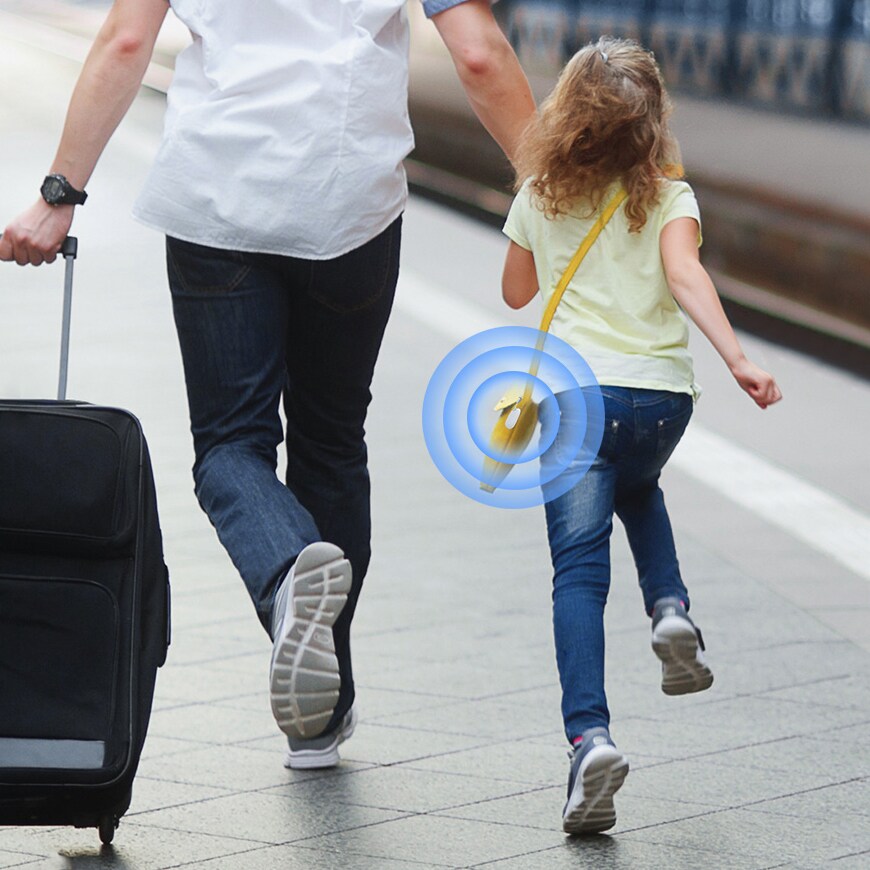 Baseus T2 Pro smart GPS-tracker for barnas håndveske nøkler hvit (FMTP000002)