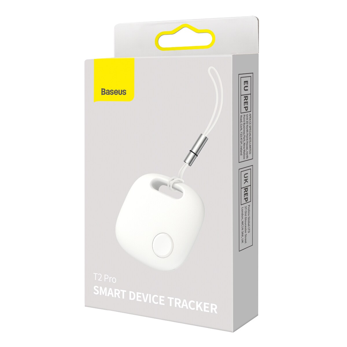 Baseus T2 Pro smart GPS-tracker for barnas håndveske nøkler hvit (FMTP000002)