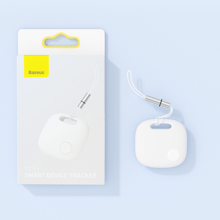 Baseus T2 Pro smart GPS-tracker for barnas håndveske nøkler hvit (FMTP000002)