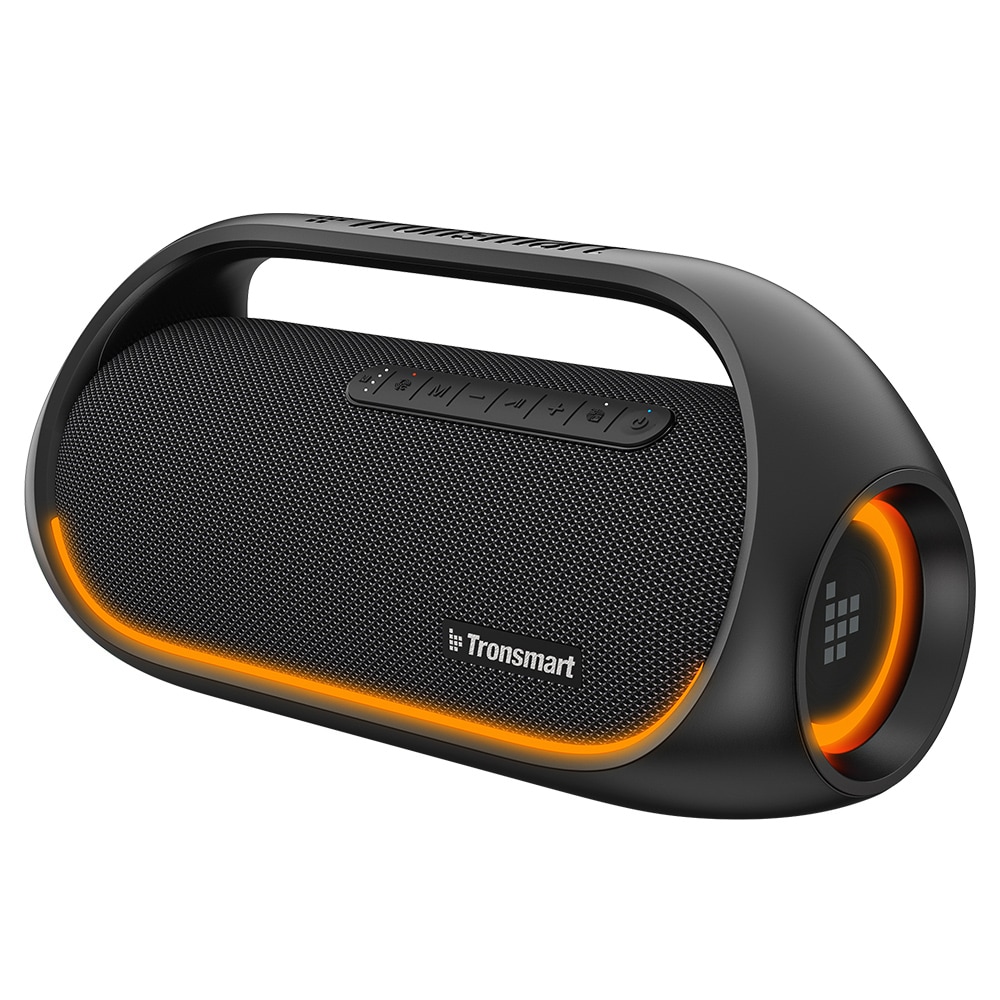 Tronsmart Bang vanntett trådløs Bluetooth-høyttaler 60W med powerbank-funksjon Svart (723928)