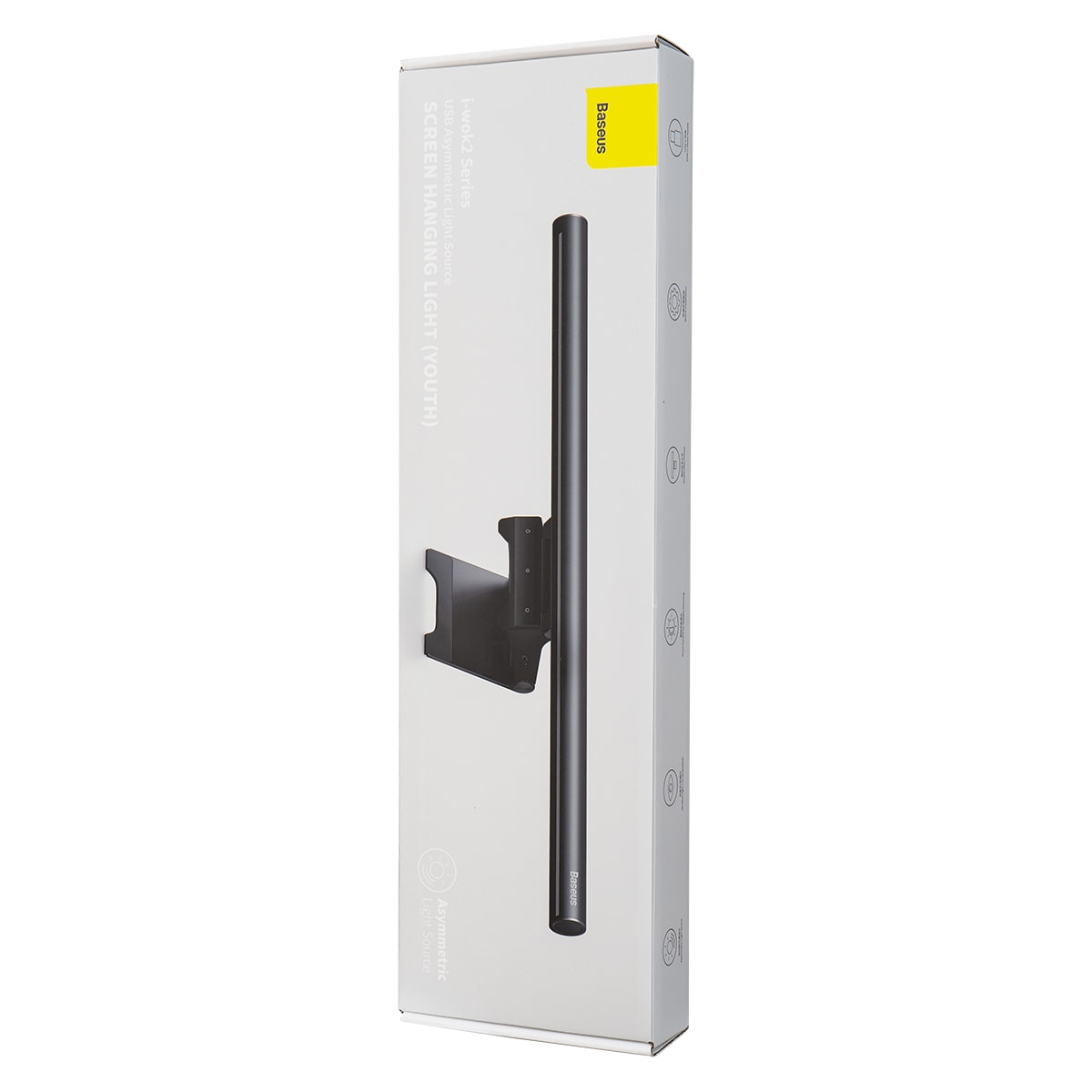 Baseus i-wok2 LED-lampe for skrivebordsskjermbelysning svart (DGIW000101)