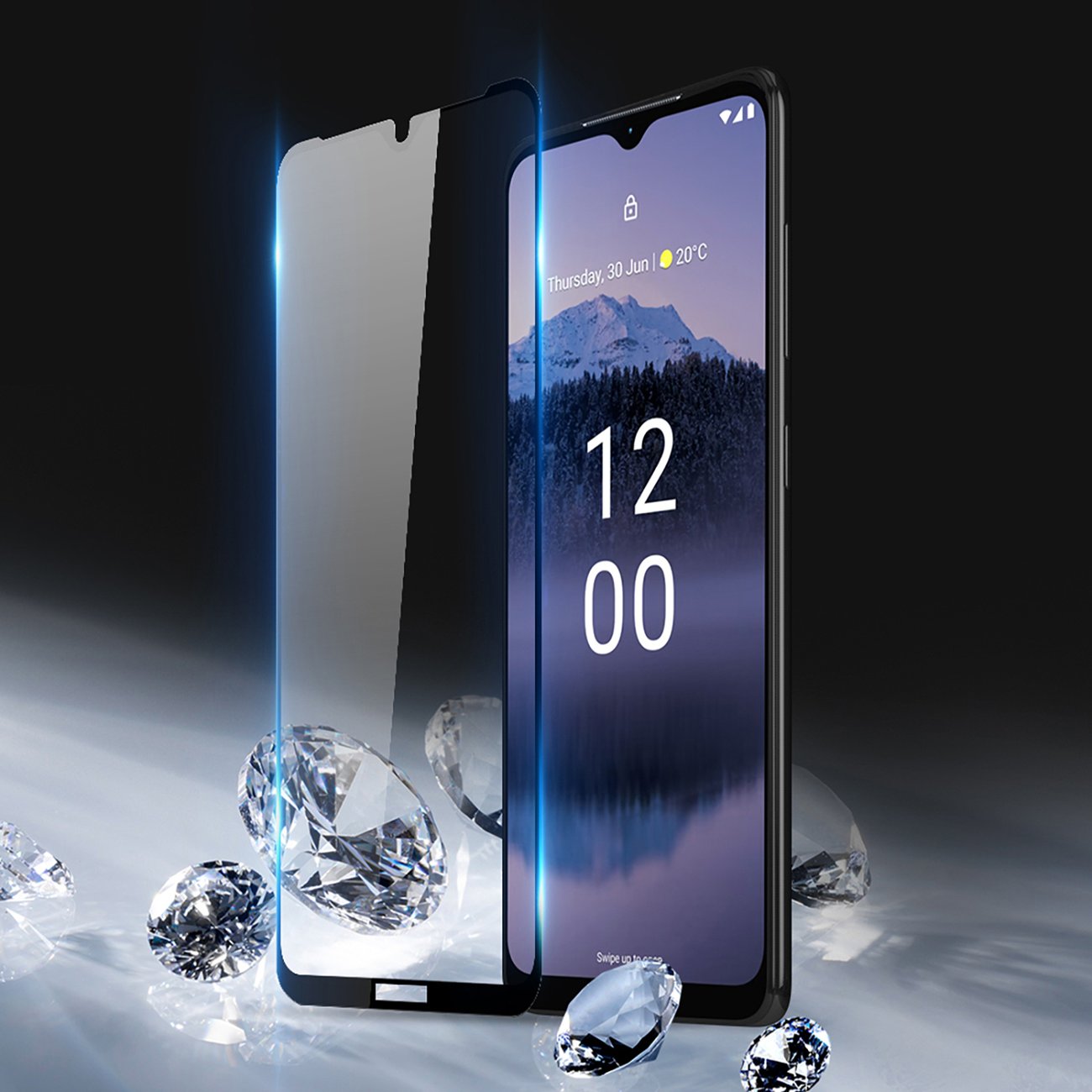 Dux Ducis 10D herdet glass herdet glass for $ 0000080n G11 Plus 9H med svart ramme