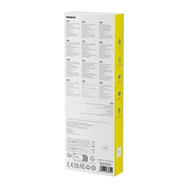 Baseus Smooth Writing 2 penn med LED-indikator - hvit