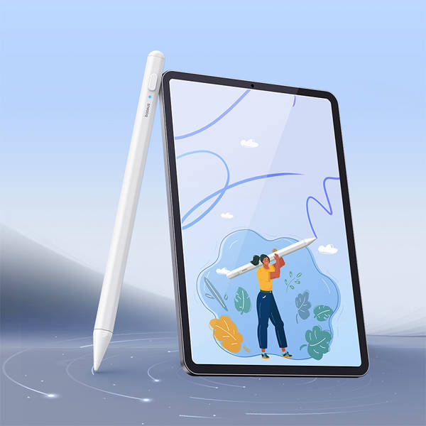 Baseus Smooth Writing 2 penn med LED-indikator - hvit