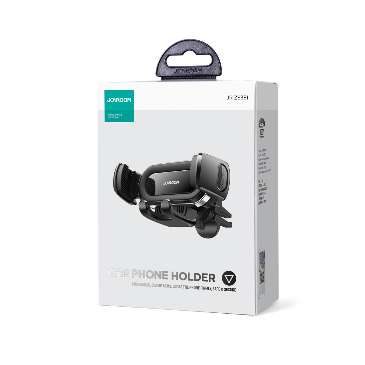 Joyroom JR-ZS351 telefonholder for luftventil - sølv