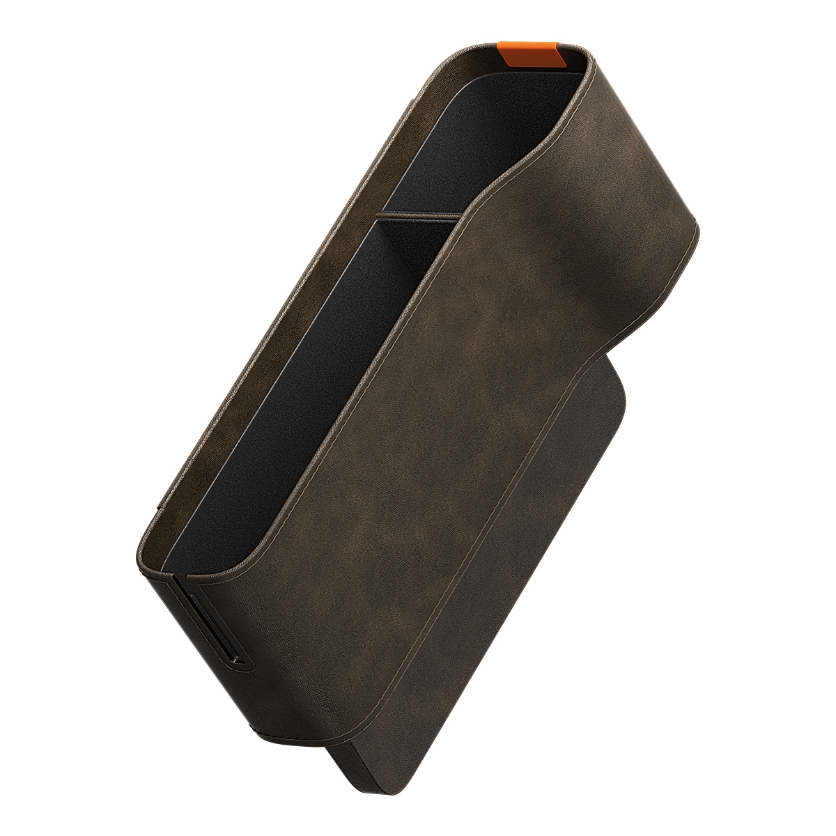 Baseus OrganizeFun Series bilkonsolloppbevaringsorganisator marmorbrun