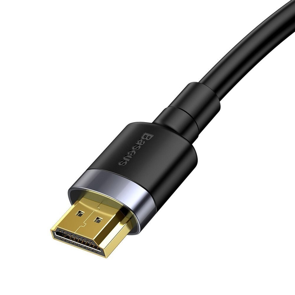 Baseus Cafule HDMI / HDMI 2.0 4K 60 Hz 3D 18 Gbps-kabel 3 m - svart