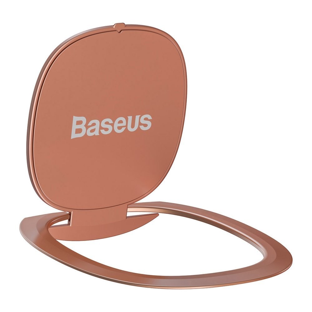 Baseus ultratynn selvklebende ringholder telefonstativ rosa (SUYB-0R)