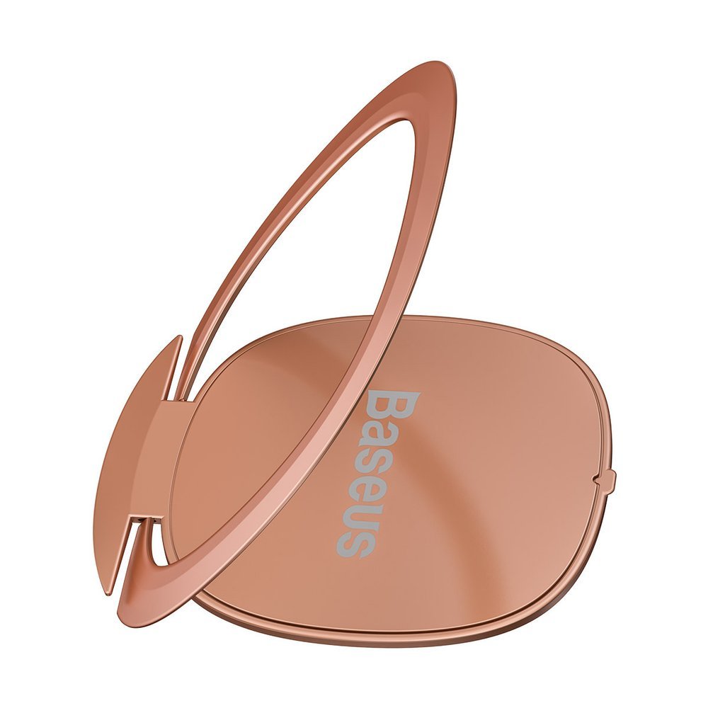 Baseus ultratynn selvklebende ringholder telefonstativ rosa (SUYB-0R)