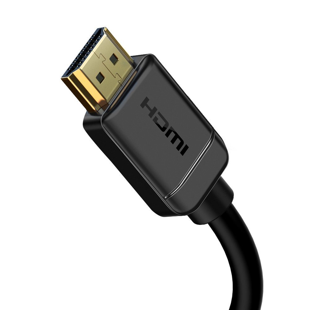 Baseus kabel HDMI 2.0-kabel 4K 60 Hz 3D HDR 18 Gbps 1 m svart (CAKGQ-A01)