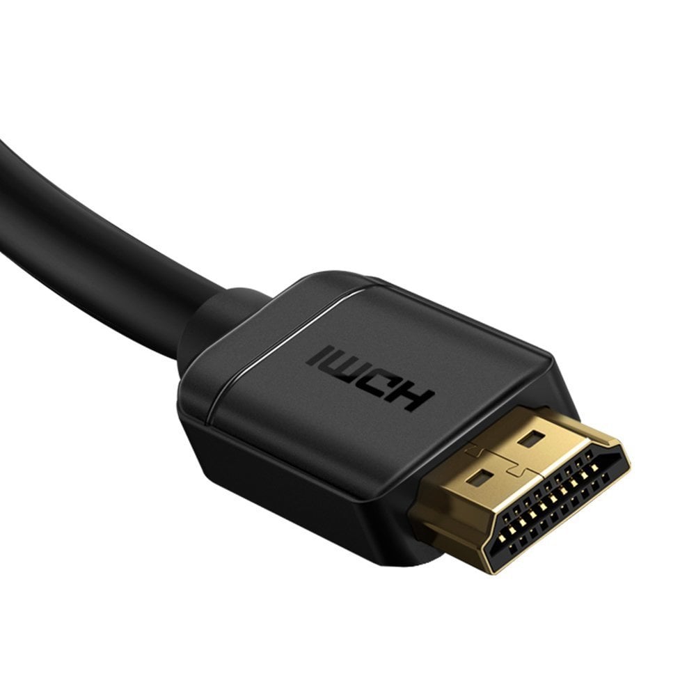 Baseus kabel HDMI 2.0-kabel 4K 60 Hz 3D HDR 18 Gbps 1 m svart (CAKGQ-A01)