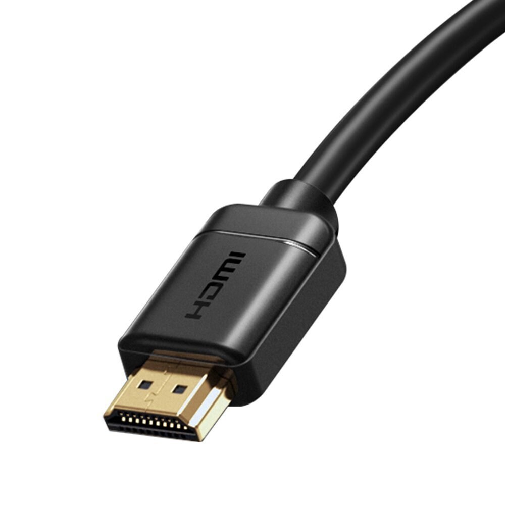 Baseus HDMI 2.0-kabel 4K 60 Hz 3D HDR 18 Gbps 2 m svart (CAKGQ-B01)