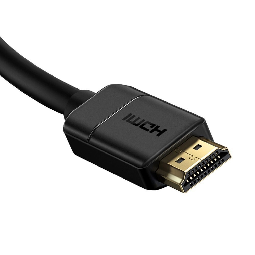 Baseus Kabel HDMI 2.0 4K 60 Hz 3D HDR 18 Gbps 3 m svart (CAKGQ-C01)