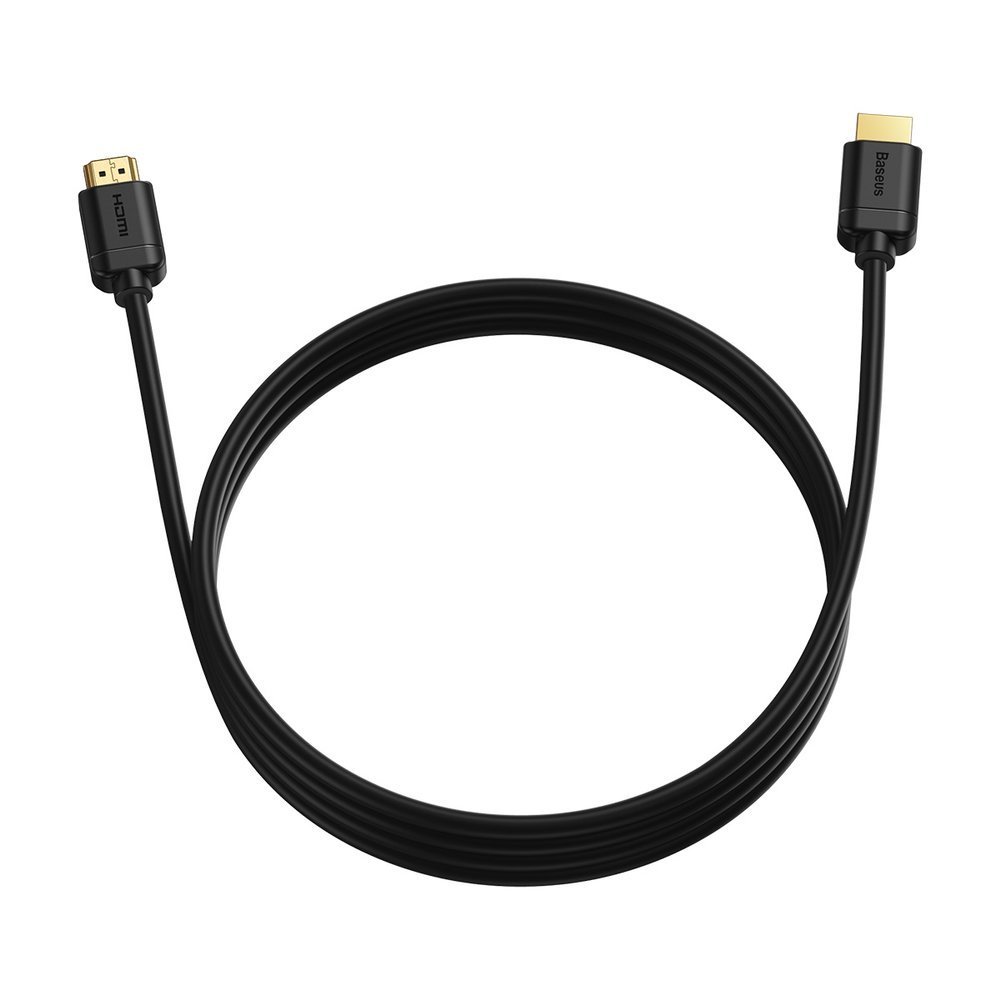 Baseus Kabel HDMI 2.0 4K 60 Hz 3D HDR 18 Gbps 3 m svart (CAKGQ-C01)
