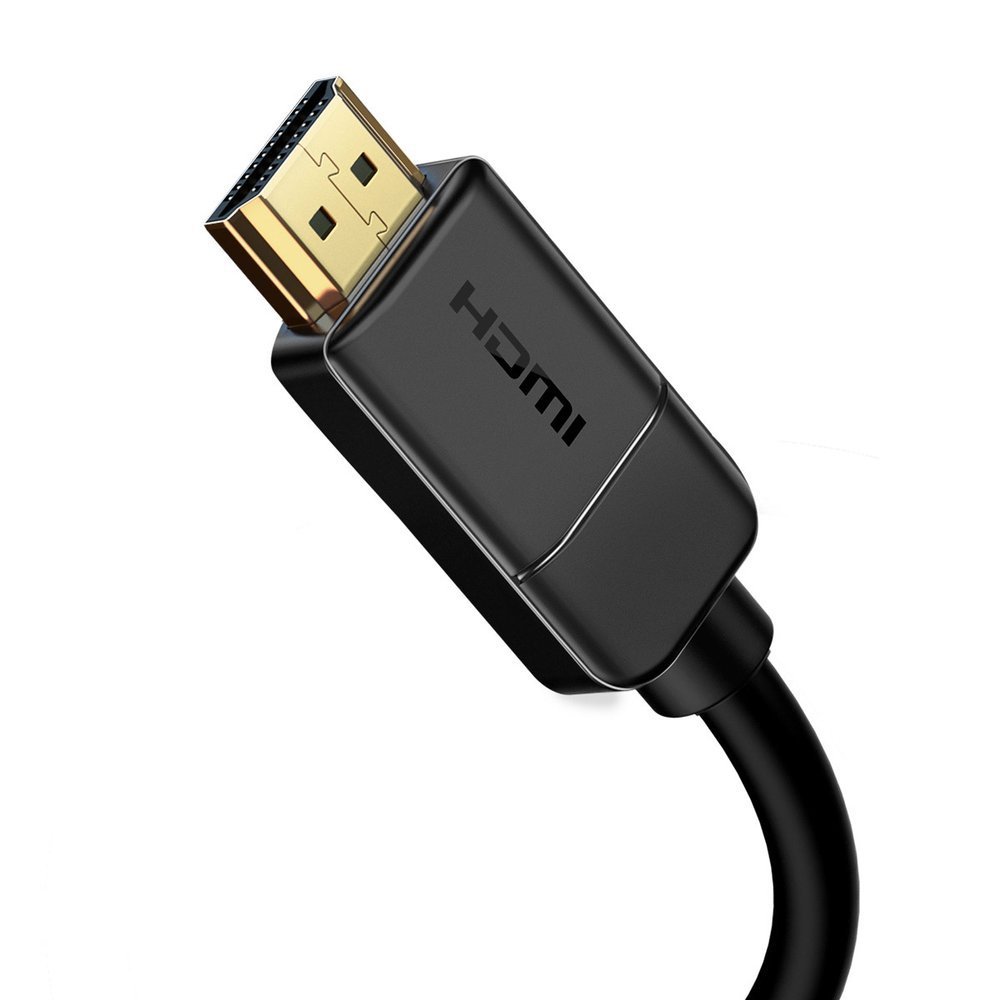 Baseus kabel HDMI 2.0-kabel 4K 30 Hz 3D HDR 18 Gbps 8 m svart (CAKGQ-E01)