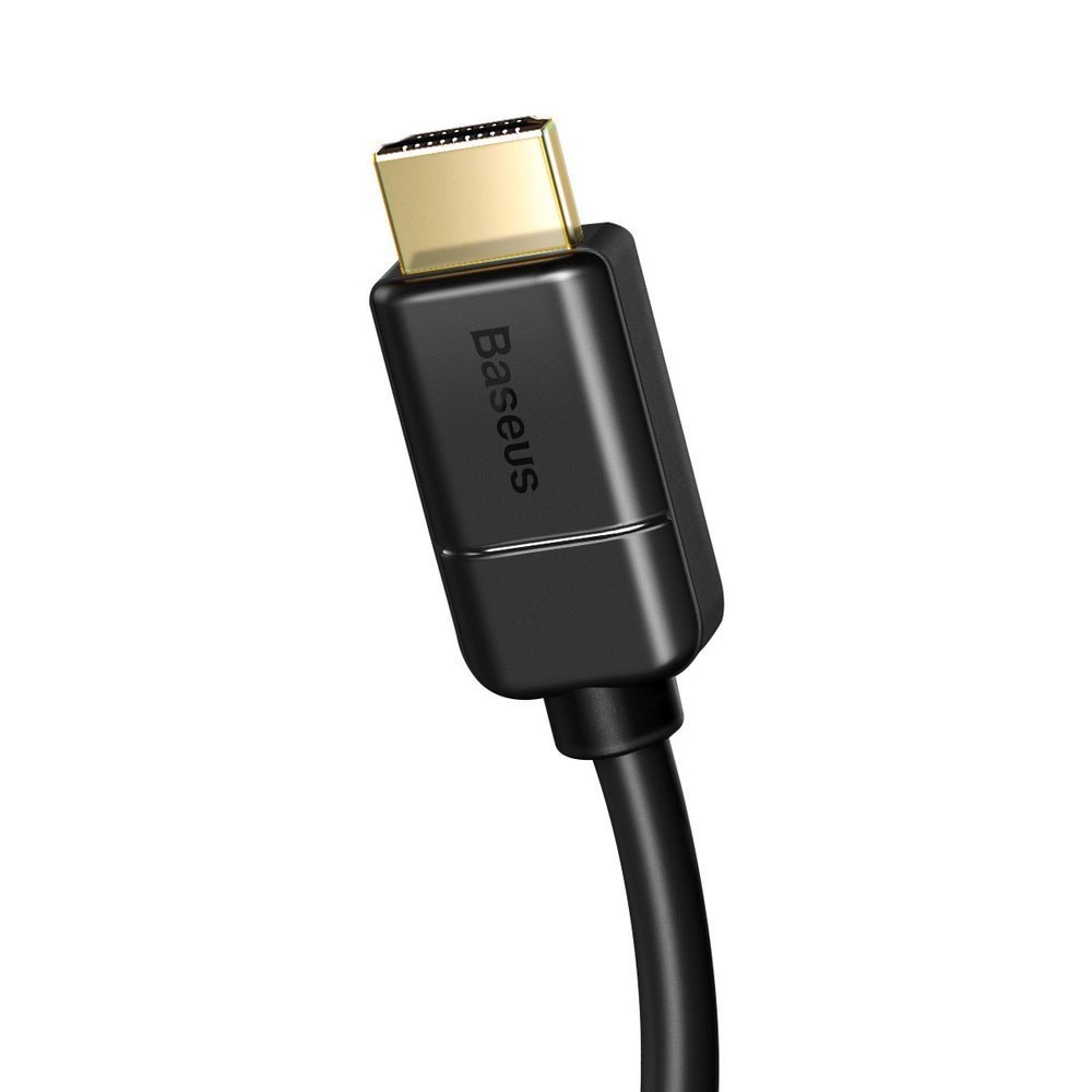 Baseus kabel HDMI 2.0-kabel 4K 30 Hz 3D HDR 18 Gbps 8 m svart (CAKGQ-E01)