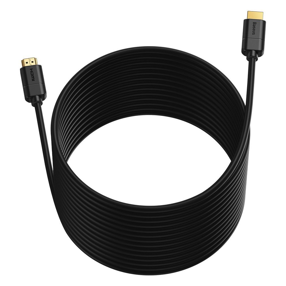 Baseus kabel HDMI 2.0-kabel 4K 30 Hz 3D HDR 18 Gbps 8 m svart (CAKGQ-E01)