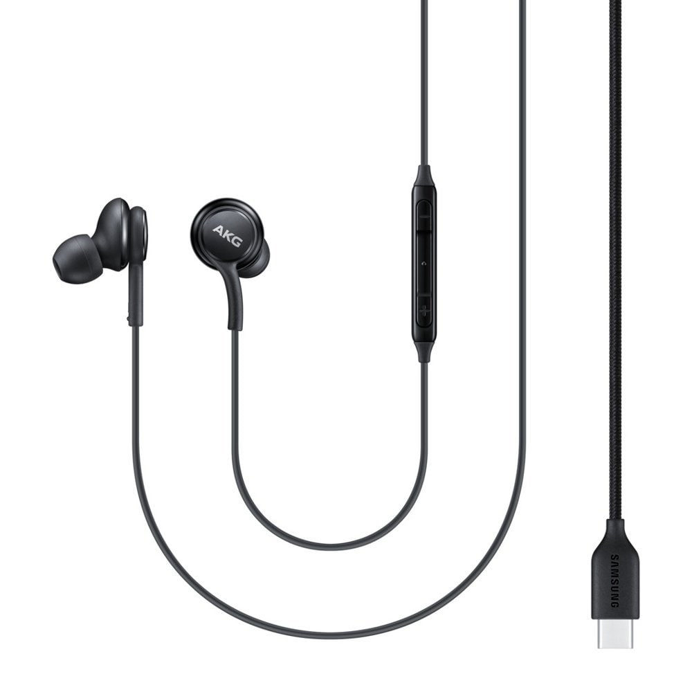 Samsung AKG EO-IC100BBEGEU kablede USB-C-hodetelefoner med øretelefoner - svart